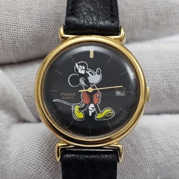 Pulsar 025230 Mickey Mouse Theme Handwinding Ladies Wristwatch