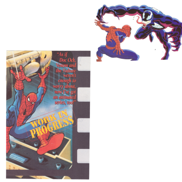 Spiderman Work In Progress With Artwork Marvel Comics 1994