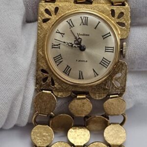 Vintage Vendome 7 Jewels Gold Ladies Wristwatch 1