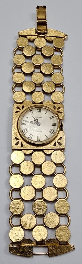 Vintage Vendome 7 Jewels Gold Ladies Wristwatch 2