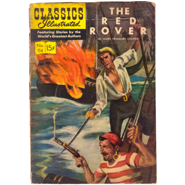 Classics Illustrated #114 The Red Rover Gilberton Comics Book 1953