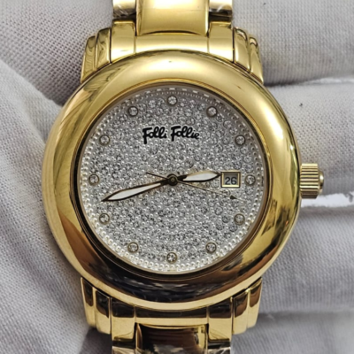 Folli Follie FF No.WF9G001BS Gold Tone Ladies Wristwatch