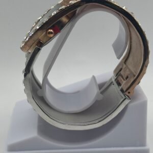 Geneva #15195 Two Tone Ladies Wristwatch Bracelet 3