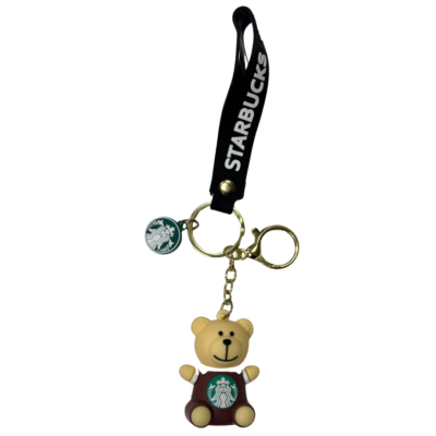 Starbucks Bear Barista Keychain