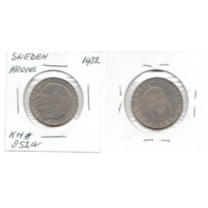 1 Krone Sweden 1982