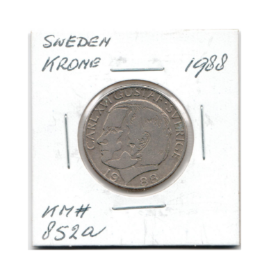 1 Krone Sweden 1988