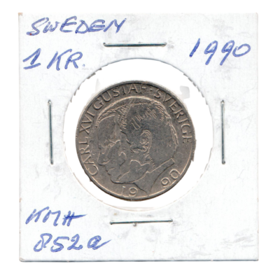 1 Krone Sweden 1990