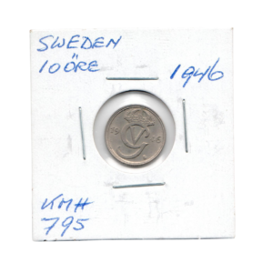 10 Ore Sweden 1946 front