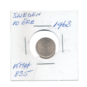 10 Ore Sweden 1968 A front