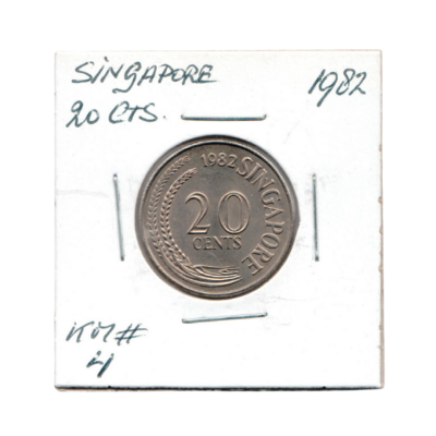 20 Cents Singapore 1982