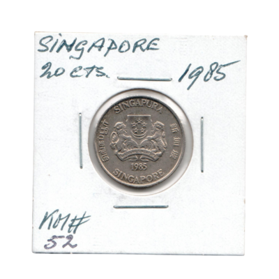 20 Cents Singapore 1985