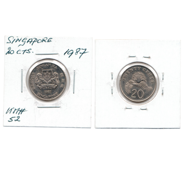 20 Cents Singapore 1987 B