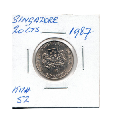 20 Cents Singapore 1987