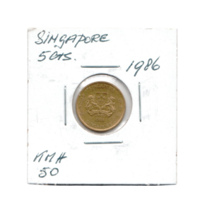 5 Cents Singapore 1986 front