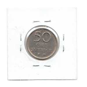 50 Ore Sweden 1966 A back