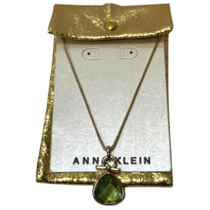 Anne Klein Gold-Tone Crystal Pendant Necklace 1