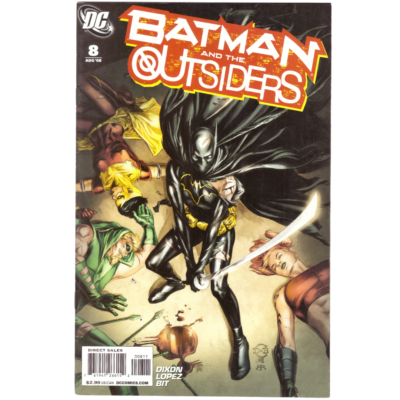 Batman And The Outsiders #8 DC Comics Book 2008