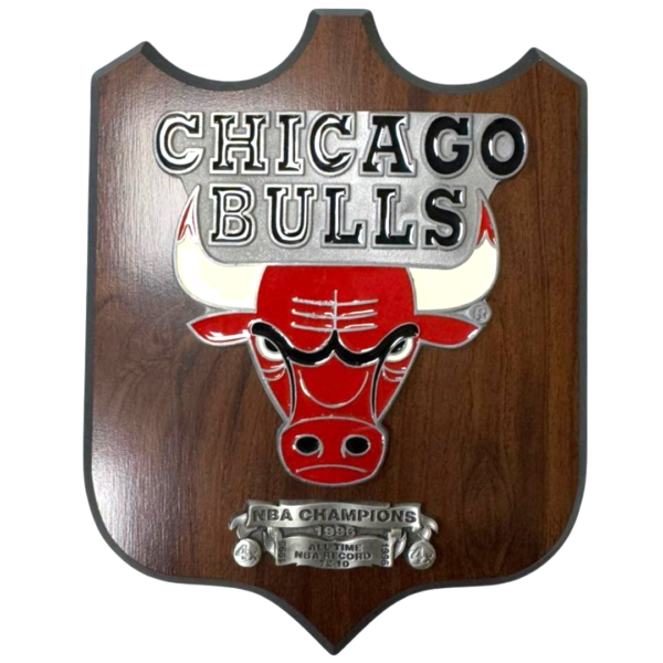 Chicago Bulls 1996 NBA Champs Vintage Plaque