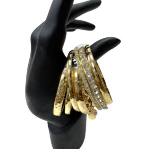 I.N.C. International Concepts 7-Pc. Set Crystal Bangle Bracelets 1