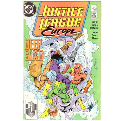 Justice League Europe #2 DC Comics Book 1989