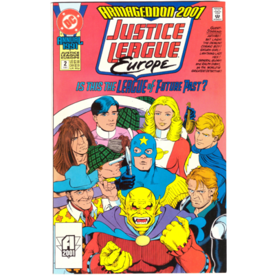 Justice League International Annual #2 DC Comics Book 1991