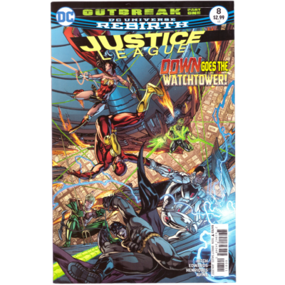 Justice League ‘Outbreak’ #8 DC Comics Book 2017