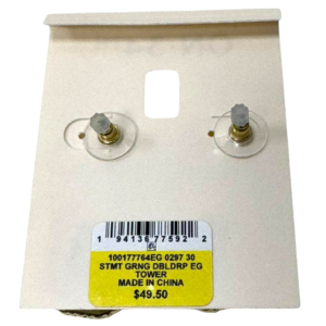 ON 34TH Gold-Tone Stone Double Drop Earrings 1