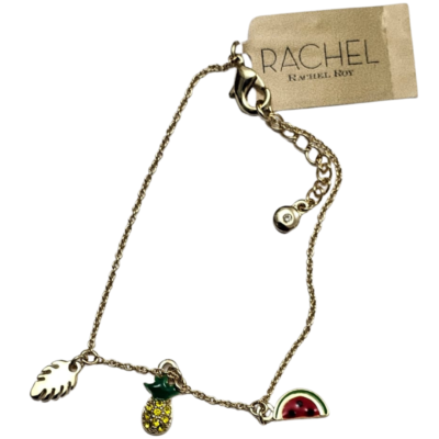 RACHEL RACHEL ROY Gold-Tone Tropical Charm Bracelet