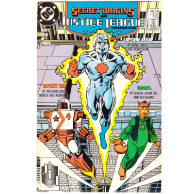 Secret Origins Of Justice League #34 DC Comics Book 1988