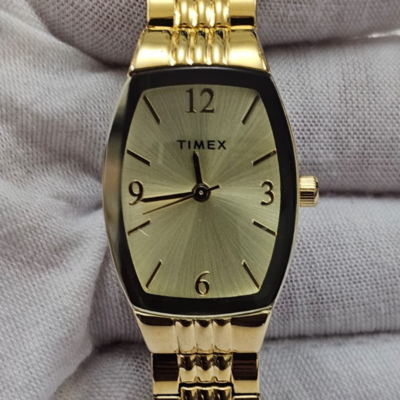 Timex TW2V25600 Gold Tone Ladies Wristwatch Bracelet