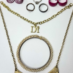 Jewelry Collection (1 Necklace, 7 Ear Rings Pair, 3 Rings, 1 Bracelet, 1 Bangle) 2