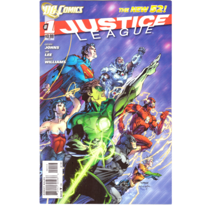 Justice League #1 The New 52 DC Comics Book 2011