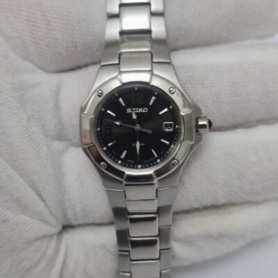 Seiko Sapphire Cystal Dress Black...